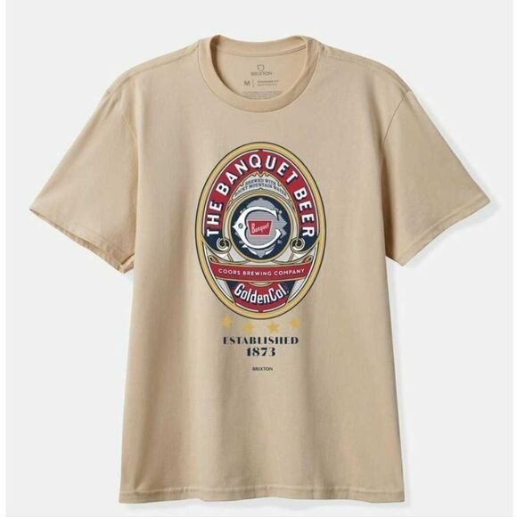 Brixton Tan Short Sleeve Tee - Picture 1 of 2